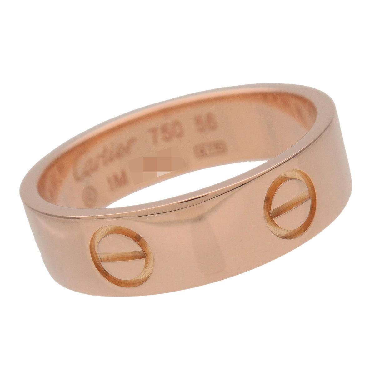 Cartier Love Ring K18 750PG Rose Gold #56 US7.5 EU56 HK17