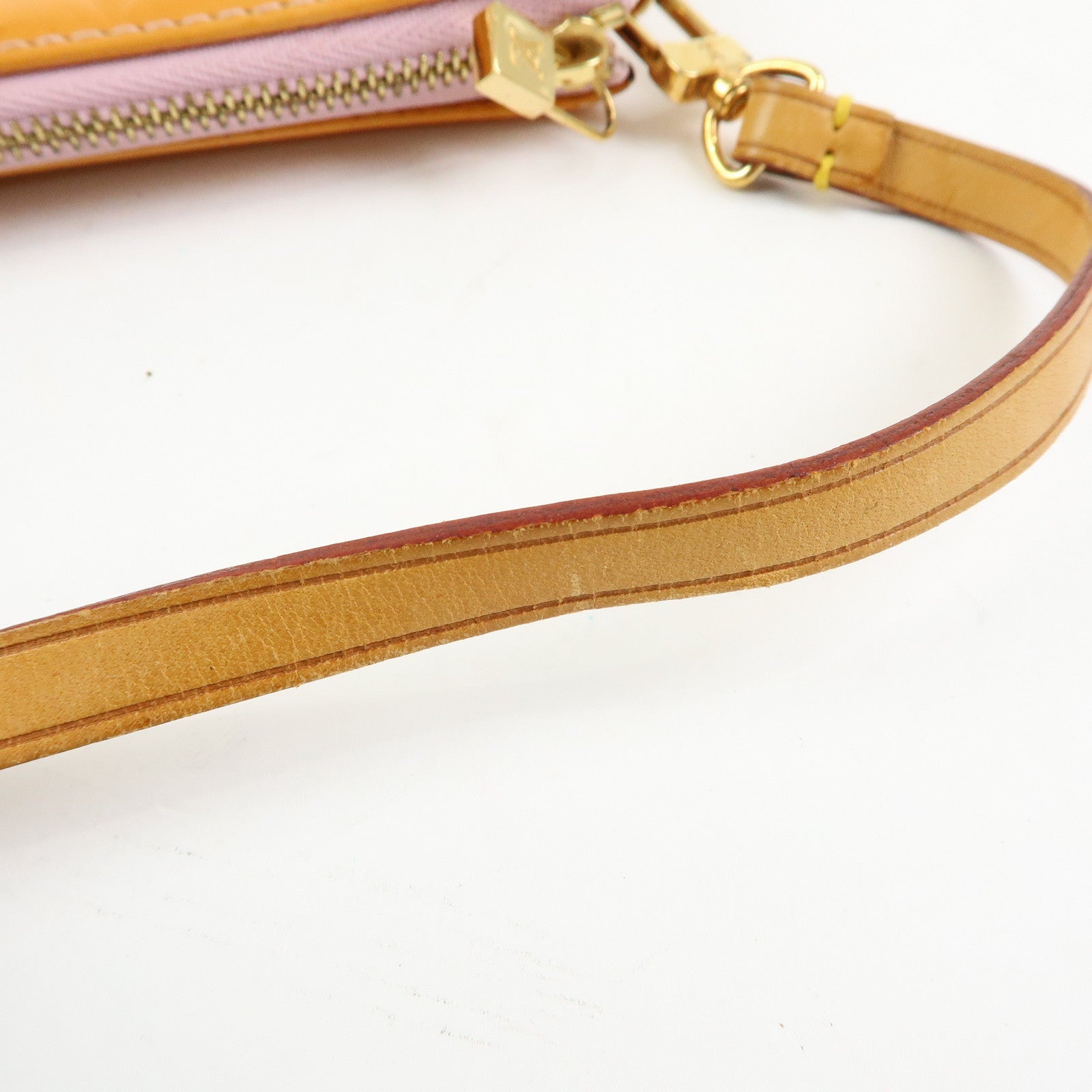 Louis Vuitton Monogram Vernis Lexington Accessoires Pouch Orange M91057