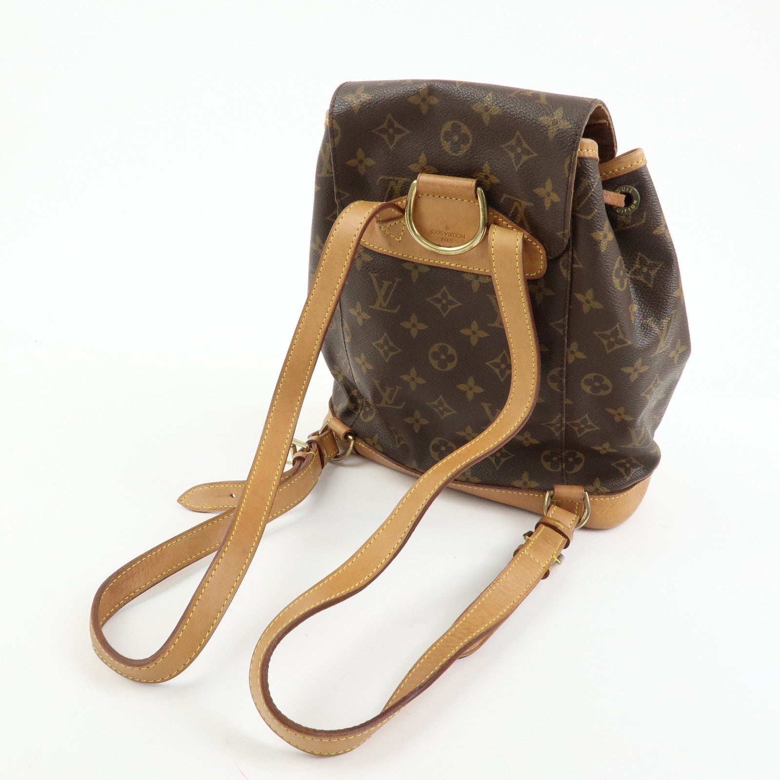 Louis Vuitton Monogram Canvas Montsouris MM Backpack Brown M51136