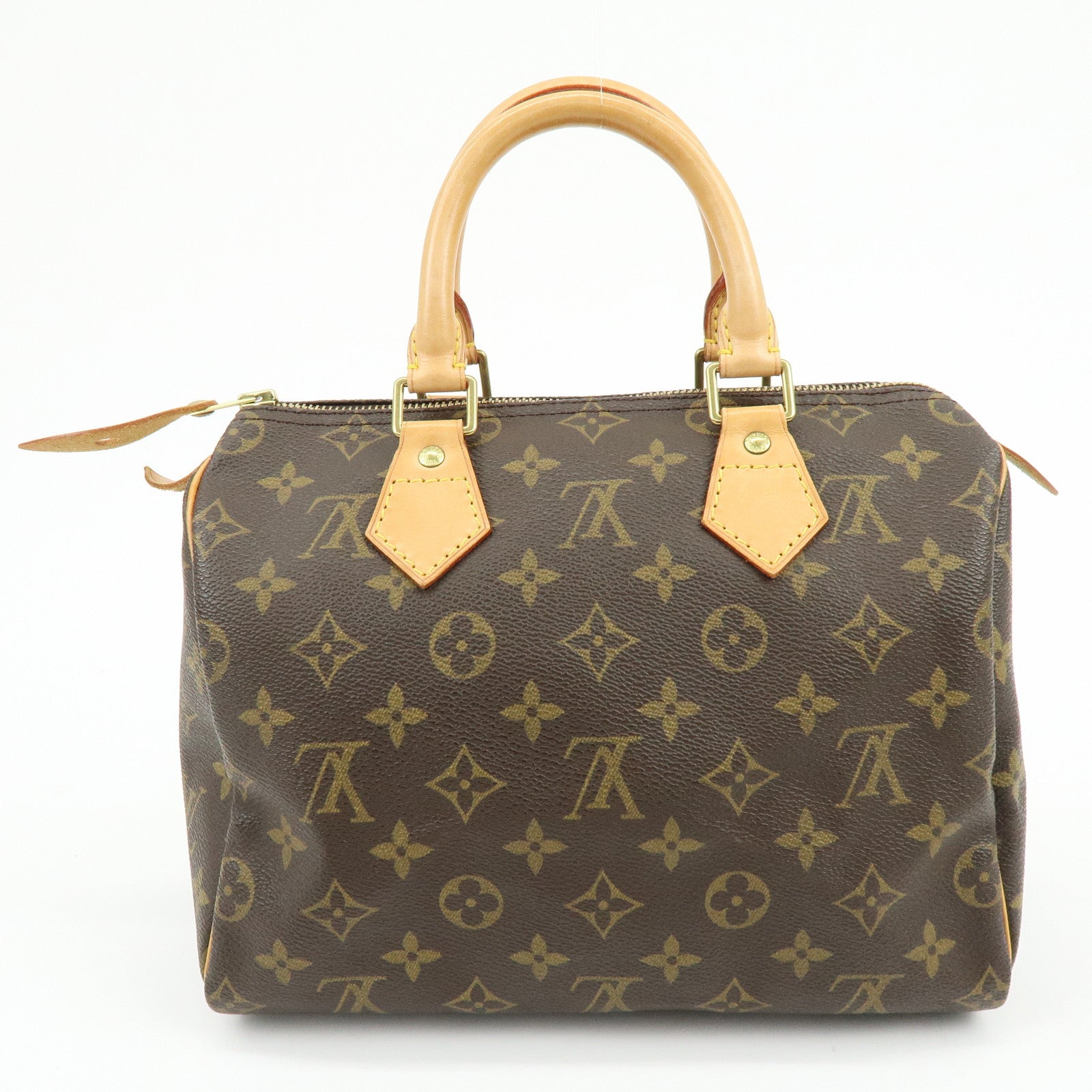 Louis Vuitton Monogram Speedy 25 Boston Bag Hand Bag Brown M41528