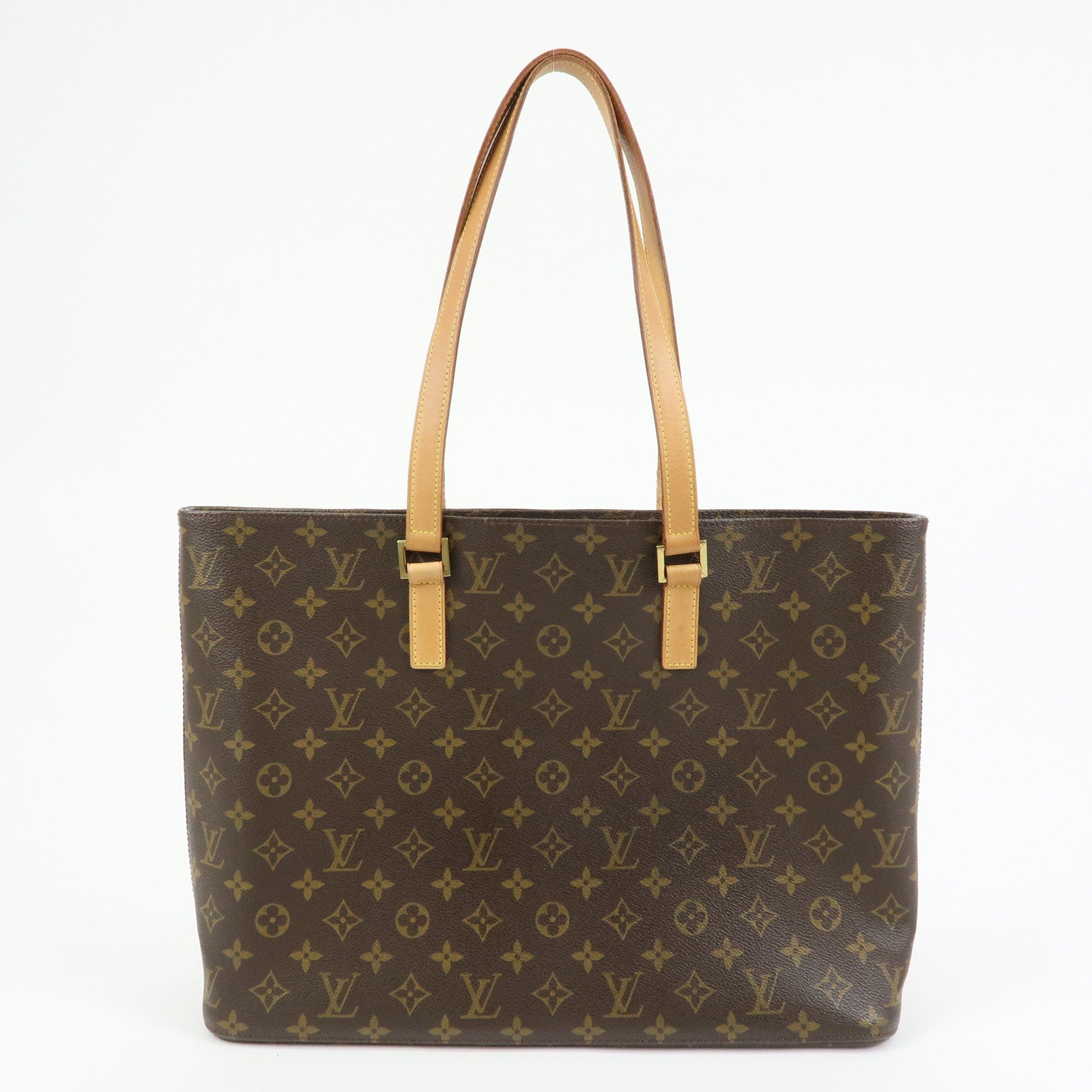 Louis Vuitton Monogram Luco Tote Bag Shoulder Bag Brown M51155