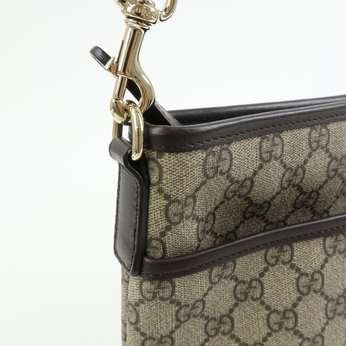 GUCCI Sherry GG Supereme Leather Shoulder Bag Beige 388926