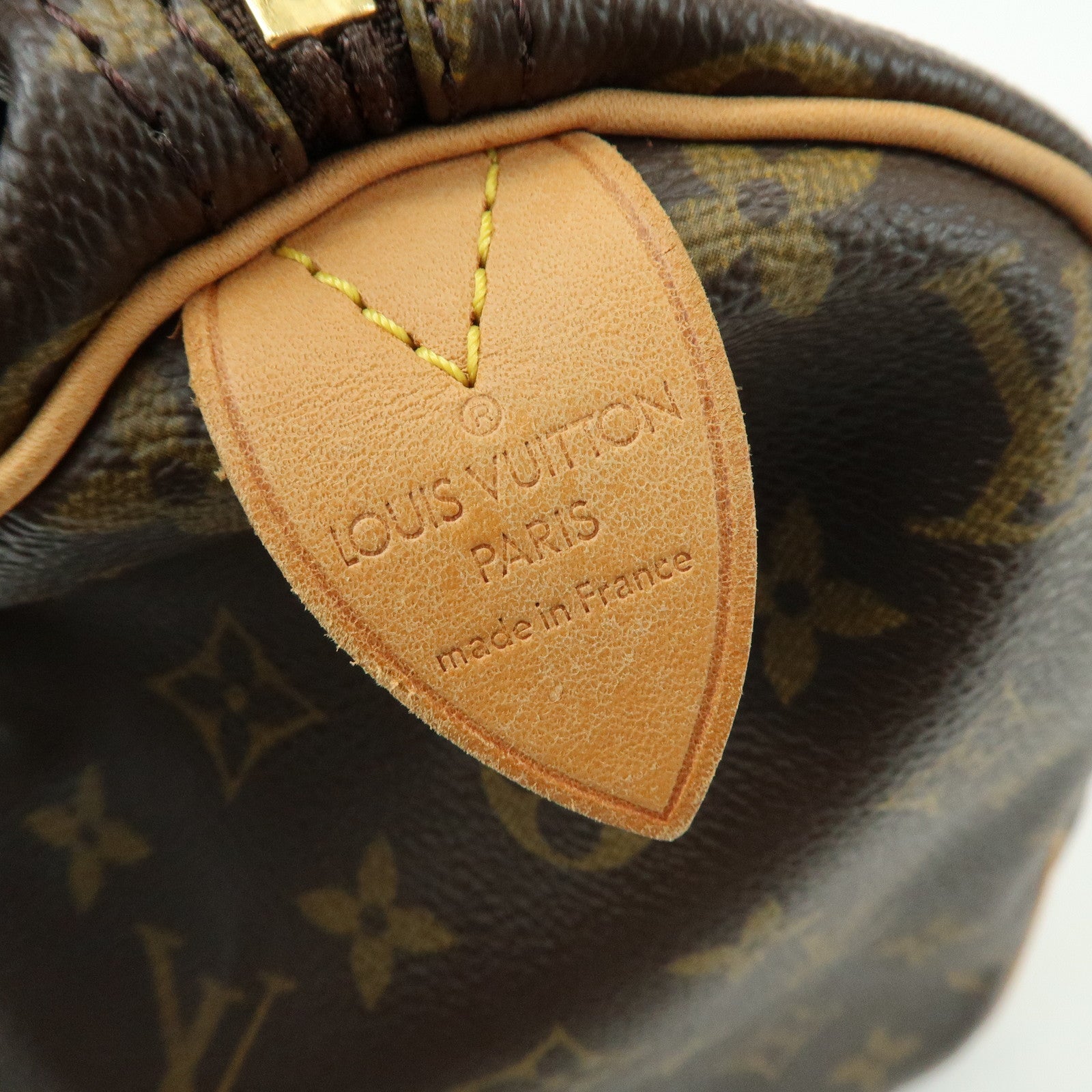 Louis Vuitton Monogram Speedy 30 Boston Bag Hand Bag Brown M41526