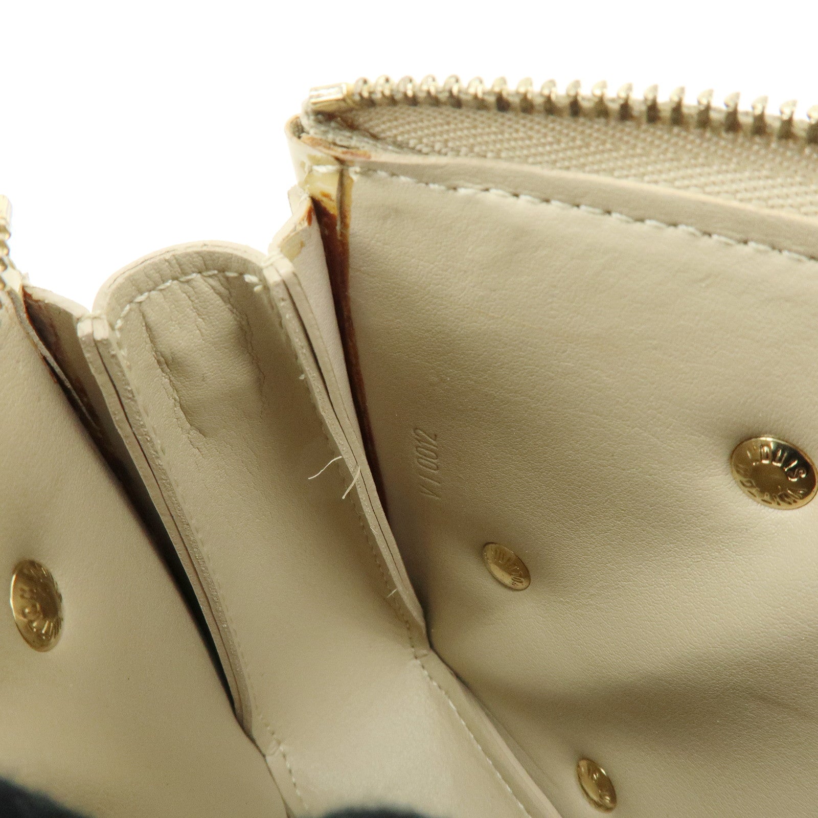 Louis Vuitton Monogram Vernis Flower Lexington Hand Bag Beige M92246