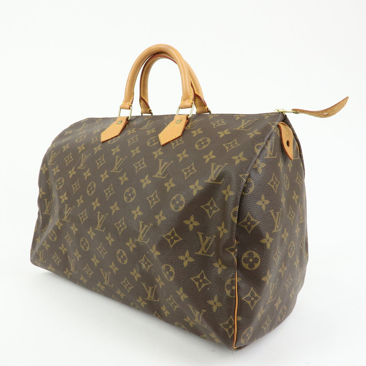 Louis Vuitton Monogram Speedy 40 Hand Bag Boston Bag Brown M41522