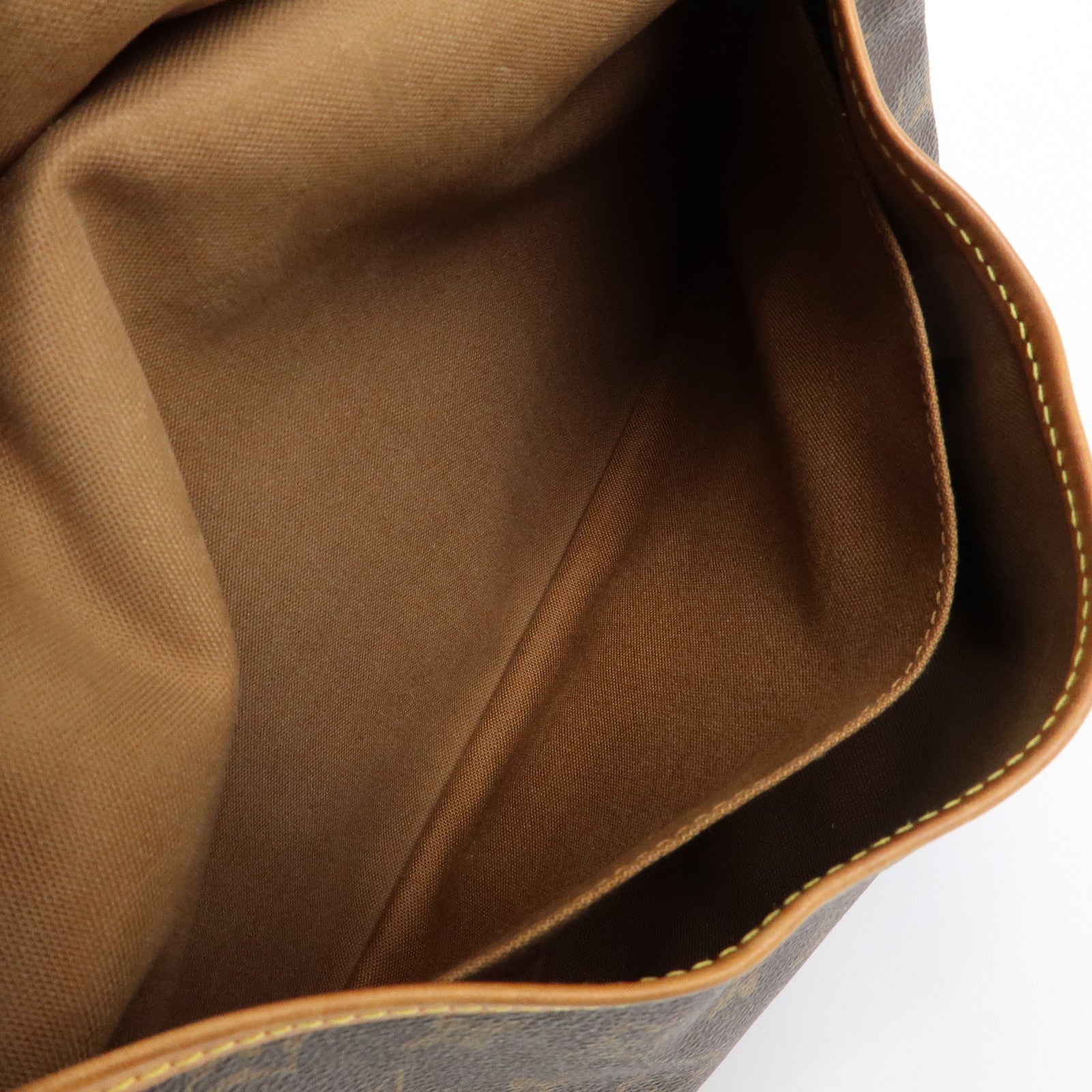 Louis Vuitton Monogram Saumur 30 Canvas Shoulder Bag Brown M42256