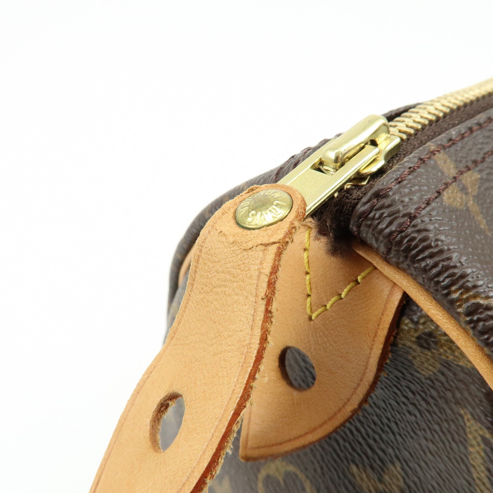 Louis Vuitton Monogram Speedy 40 Hand Bag Boston Bag Brown M41522