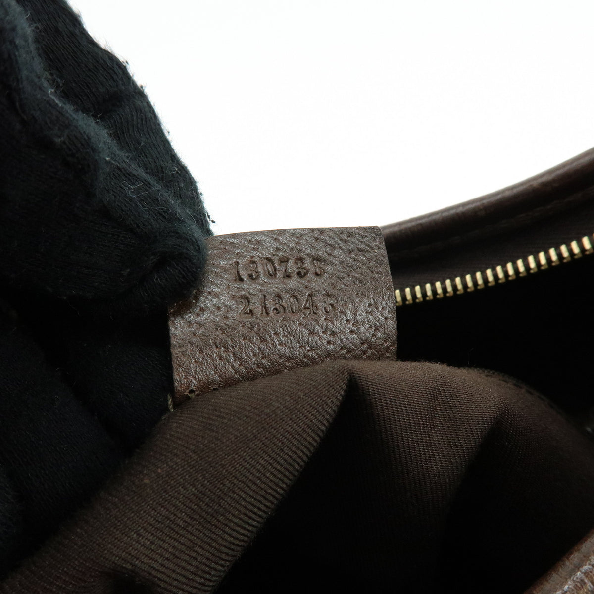 GUCCI Abbey GG Canvas Leather Shoulder Bag Hand Bag Beige Brown 130738