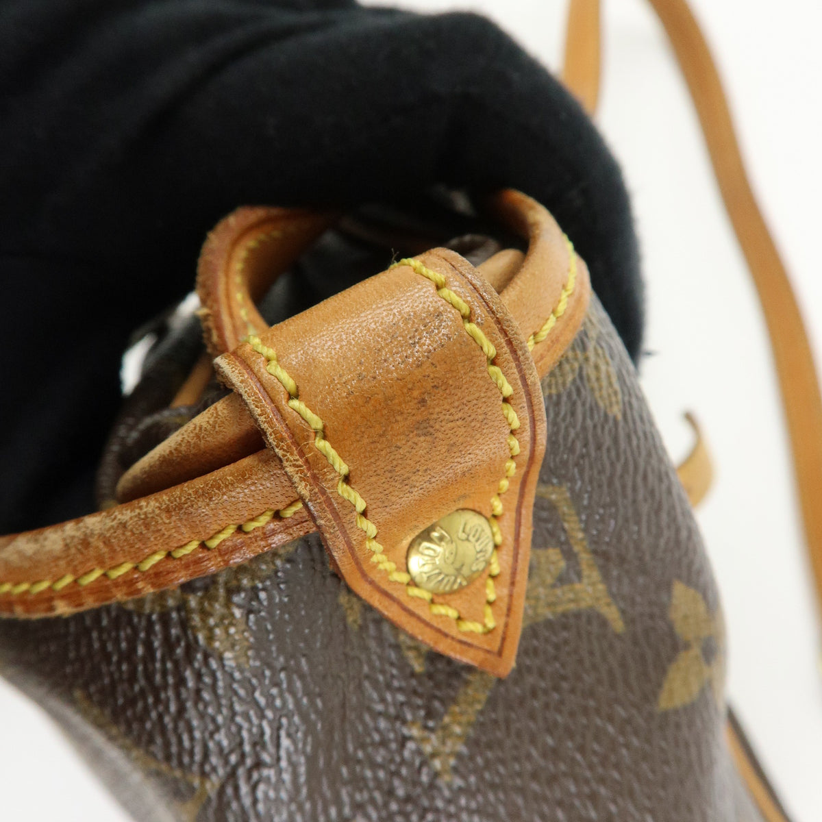 Louis Vuitton Monogram Saumur 30 Canvas Shoulder Bag Brown M42256