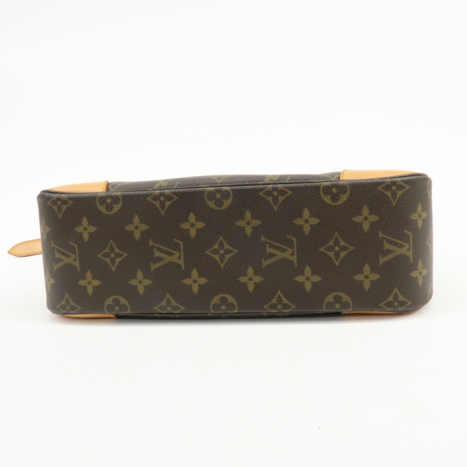 Louis Vuitton Monogram Boulogne 30 Canvas Shoulder Bag Brown M51265