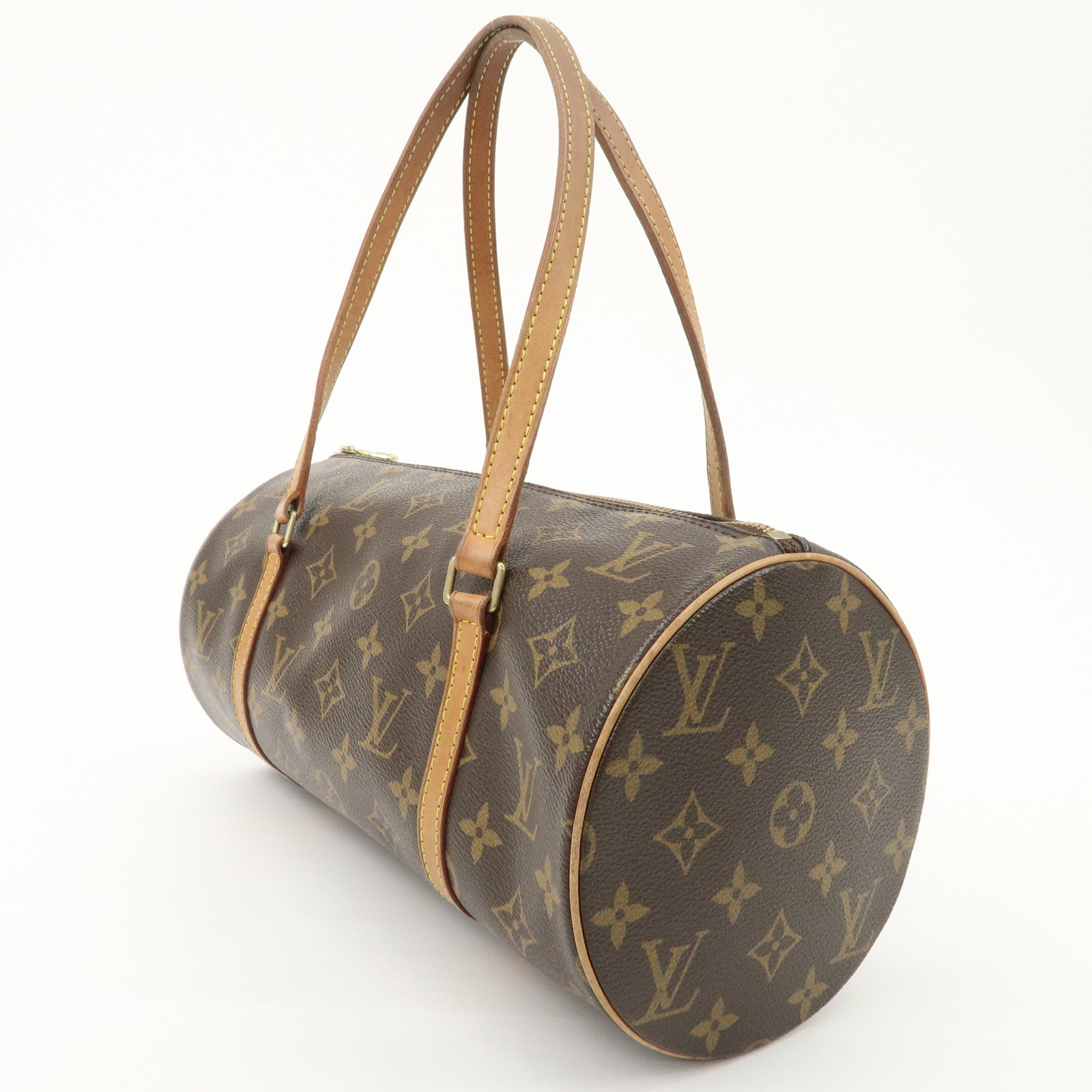 Louis Vuitton Monogram Papillon 30 Hand Bag New Style M51385 Used