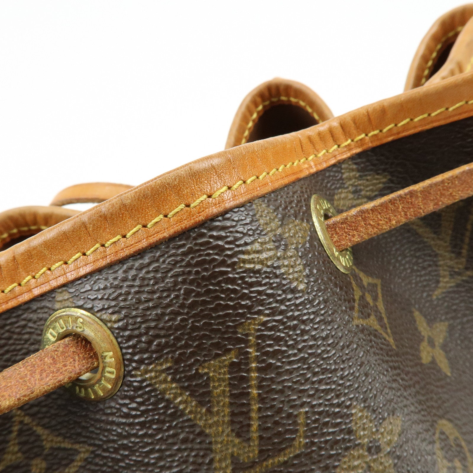 Louis Vuitton Monogram Canvas Petit Noe Shoulder Bag Brown M42226