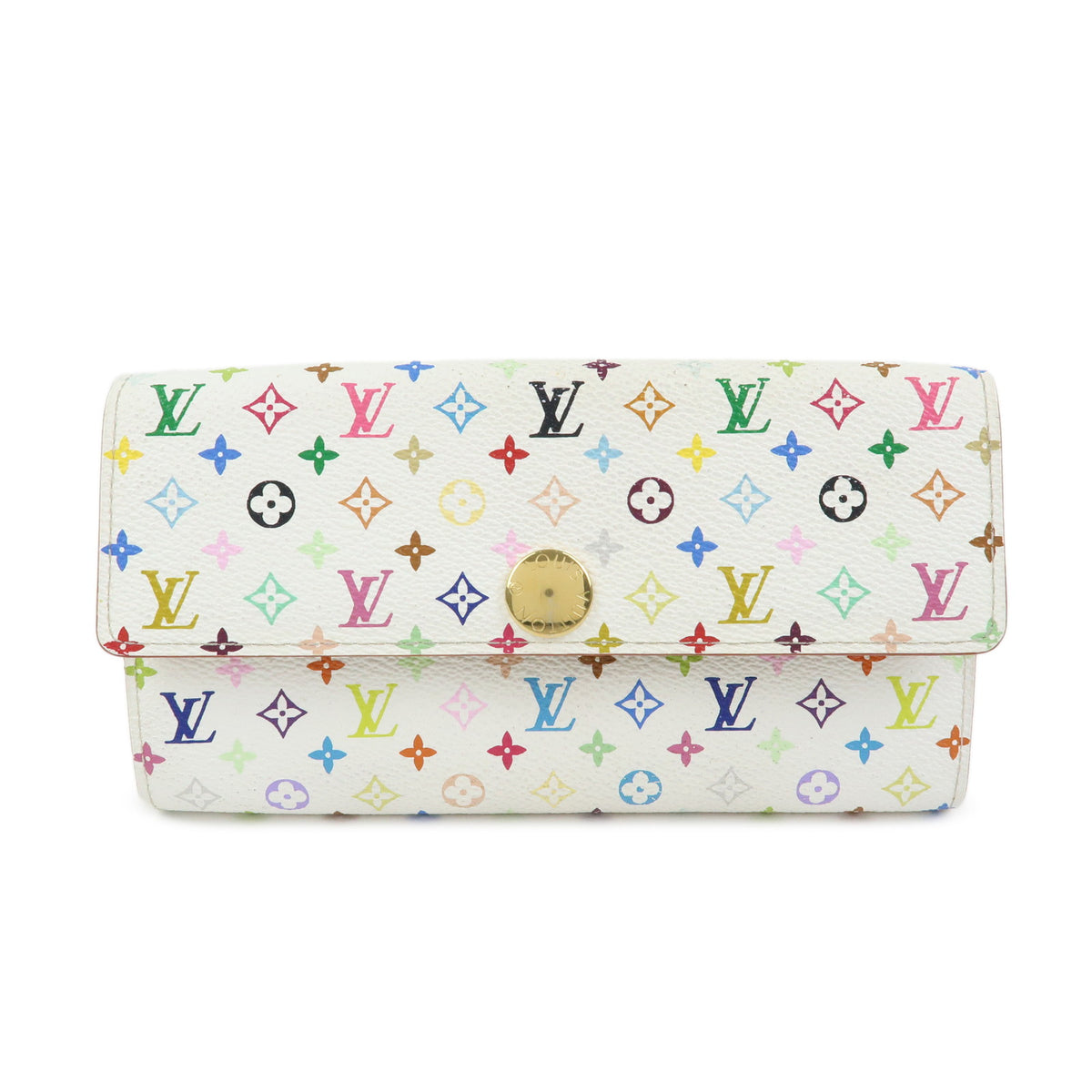 Louis Vuitton Monogram Multicolor Portefeuille Sarah Wallet M93532