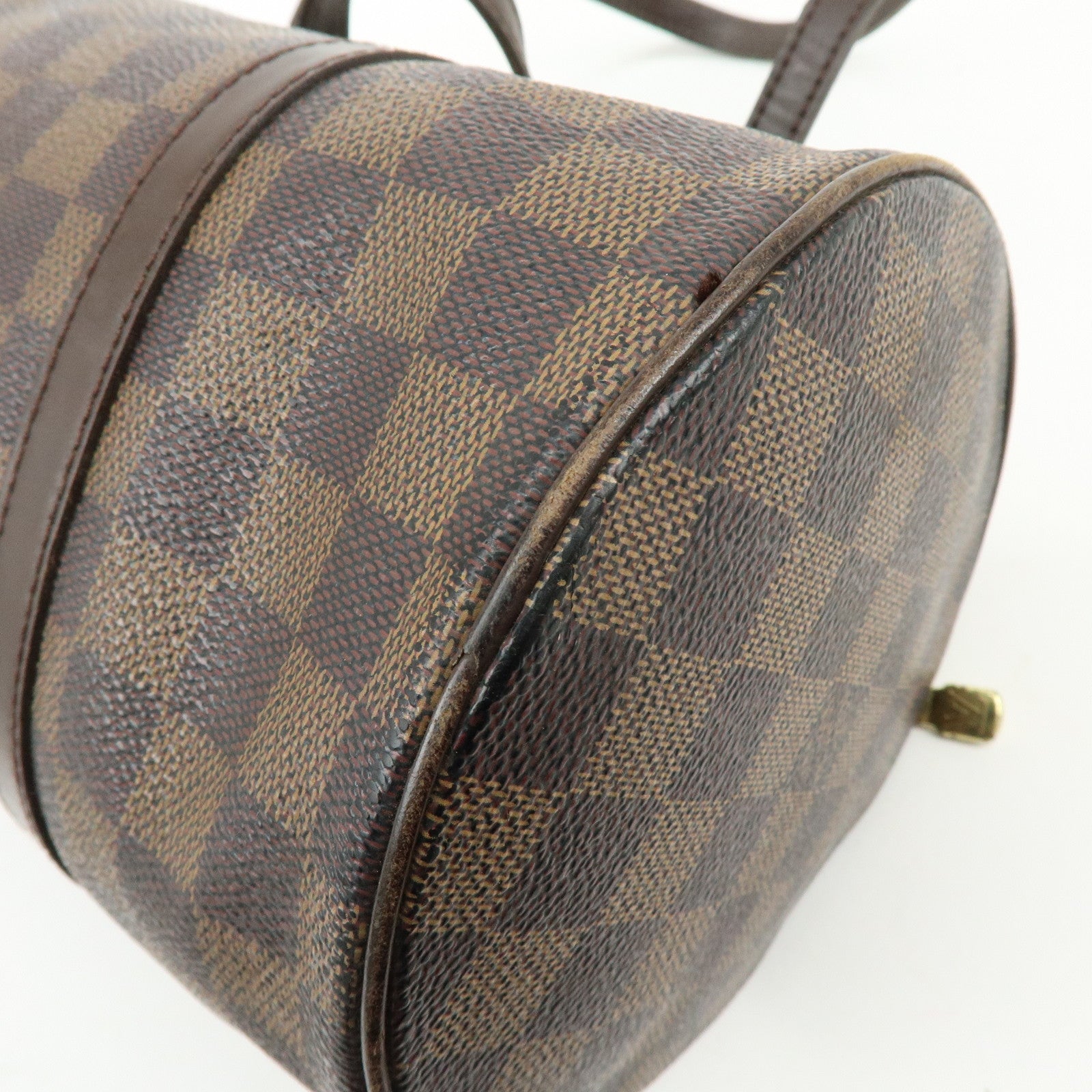 Louis Vuitton Damier Ebene Papillon 30 Hand Bag Brown N51303