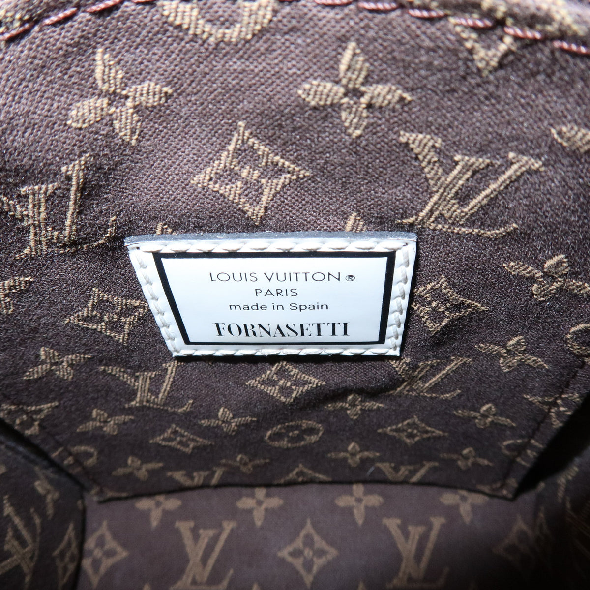 Louis Vuitton Monogram Petit Sac Plat x Fornasetti 2Way Bag M80991