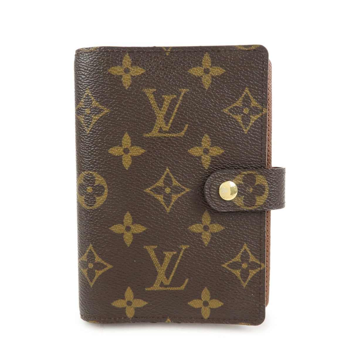 Louis Vuitton Monogram Agenda PM Planner Cover Brown R20005