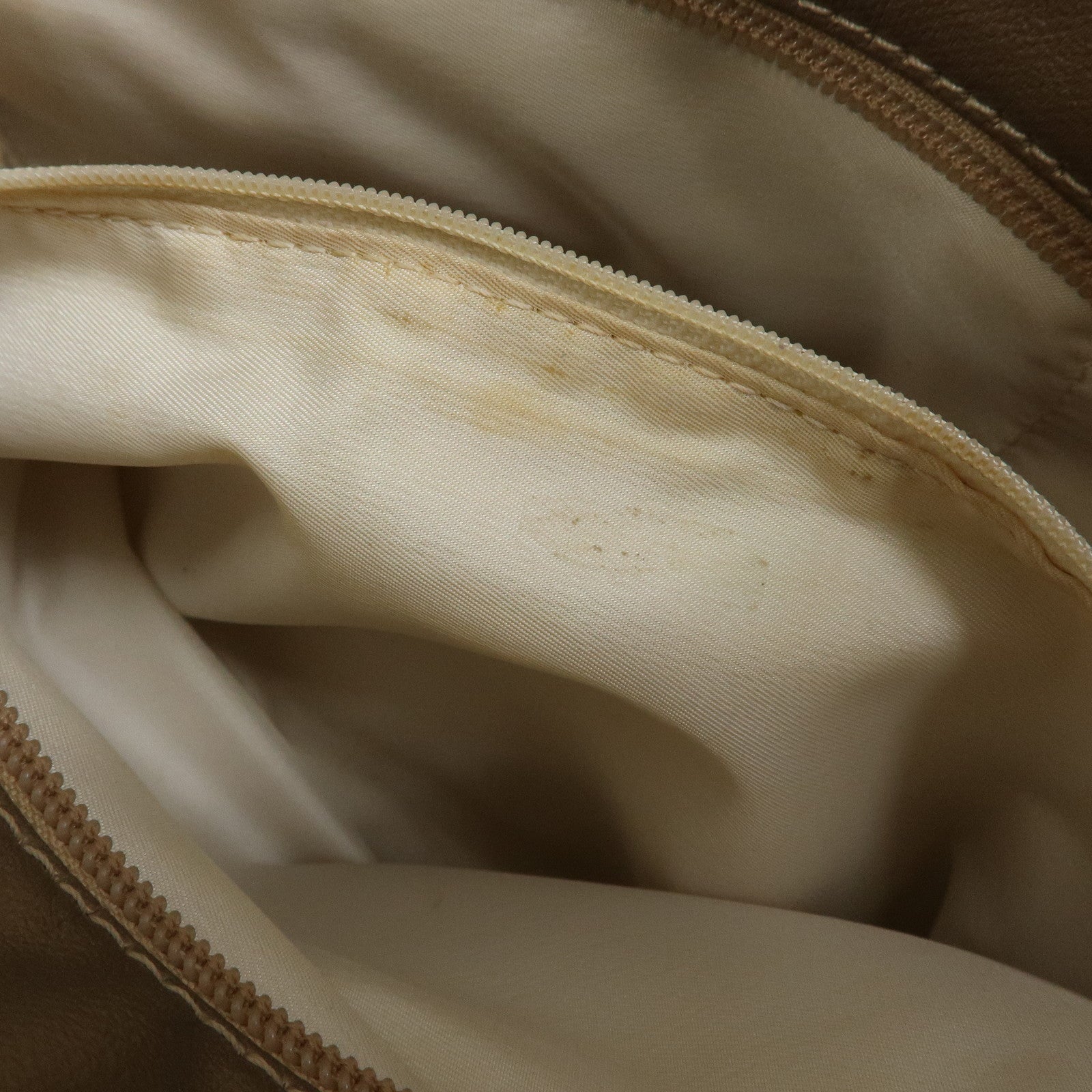 CHANEL Paris Biarritz PM Coated Canvas Leather Tote Bag Gold A34208