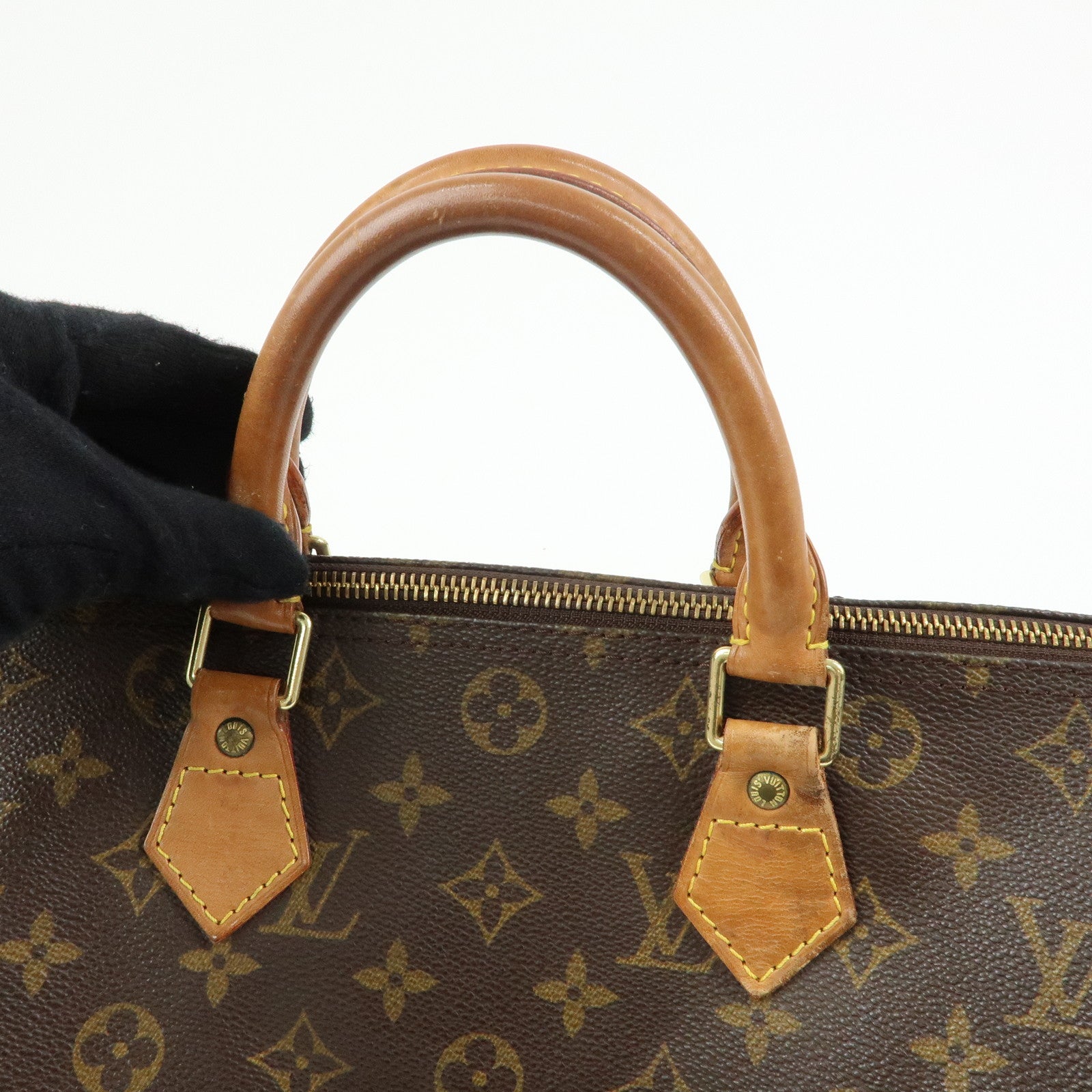 Louis Vuitton Monogram Speedy 30 Boston Bag Hand Bag Brown M41526