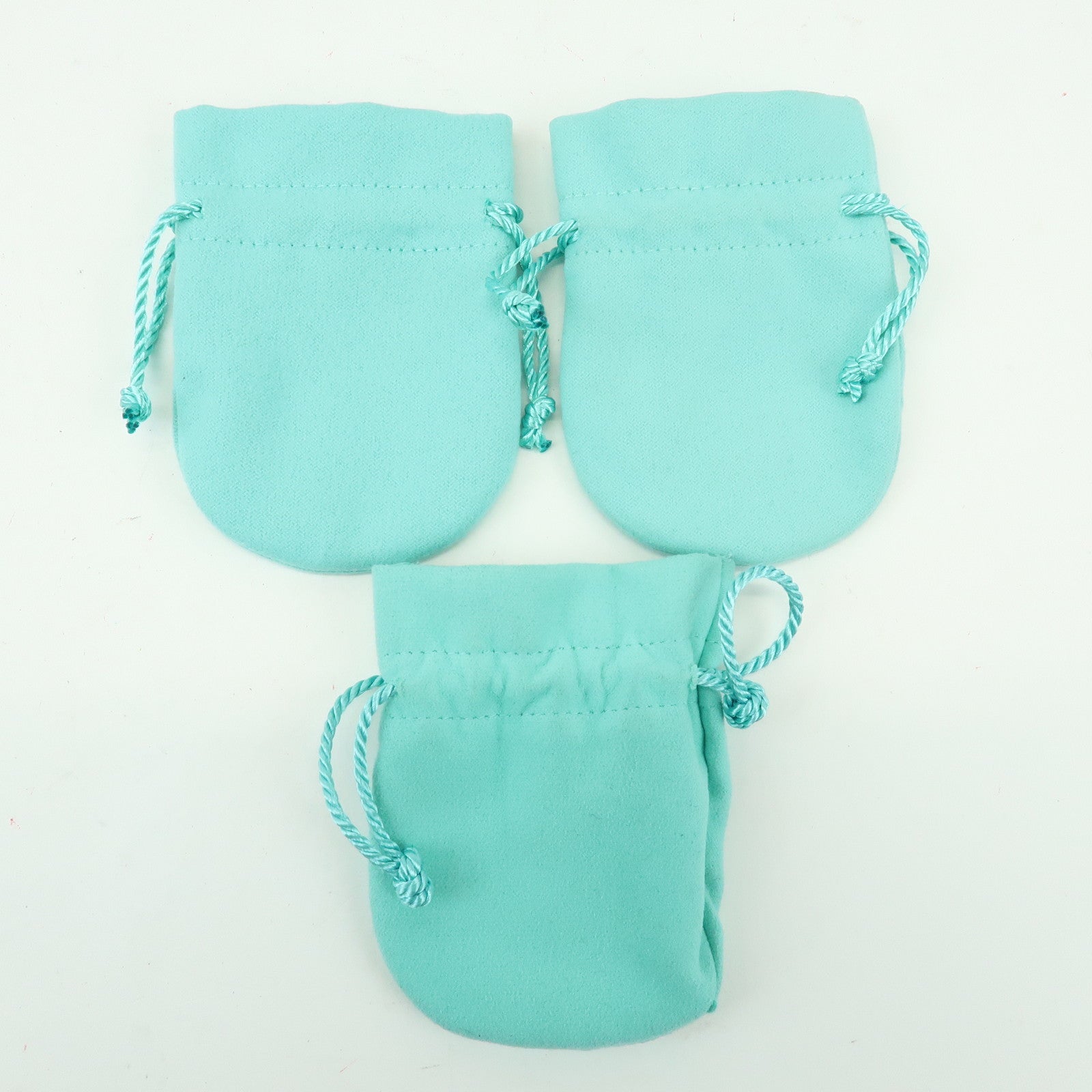 Tiffany&Co. Set of 9 Jewelry Box Drawstring Dust Bag Tiffany Blue