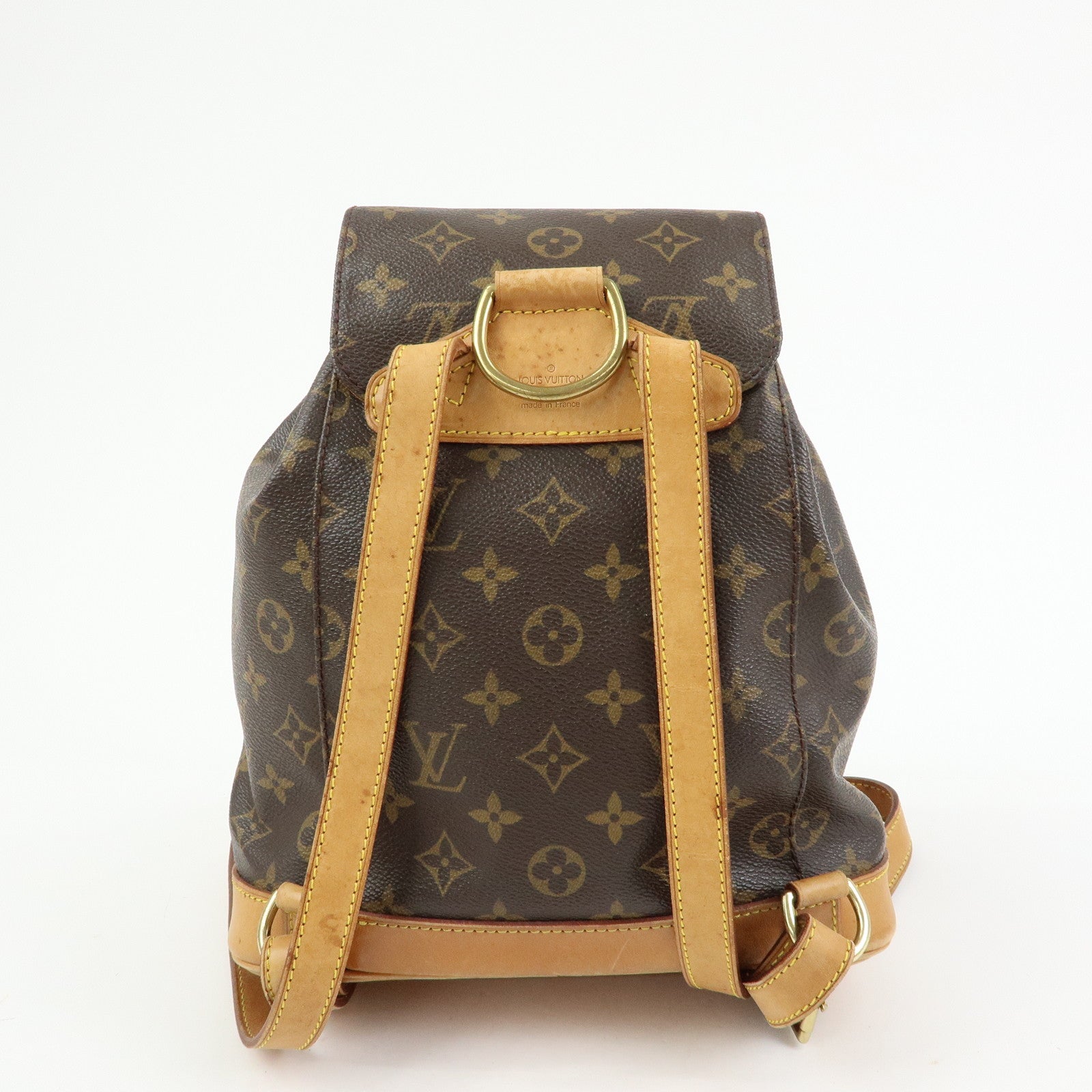 Louis Vuitton Monogram Montsouris MM Backpack Rucksack Brown M51136