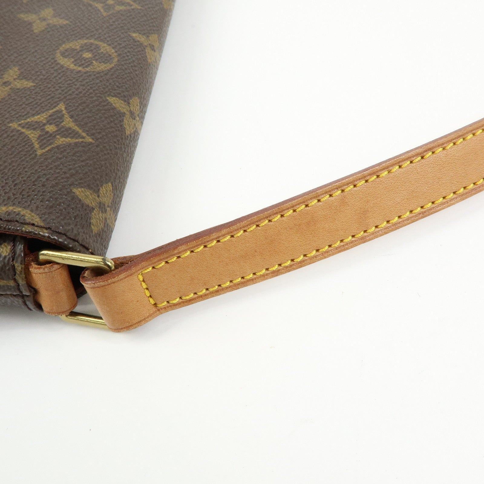 Louis Vuitton Monogram Musette Tango Short Shoulder Bag Brown M51257