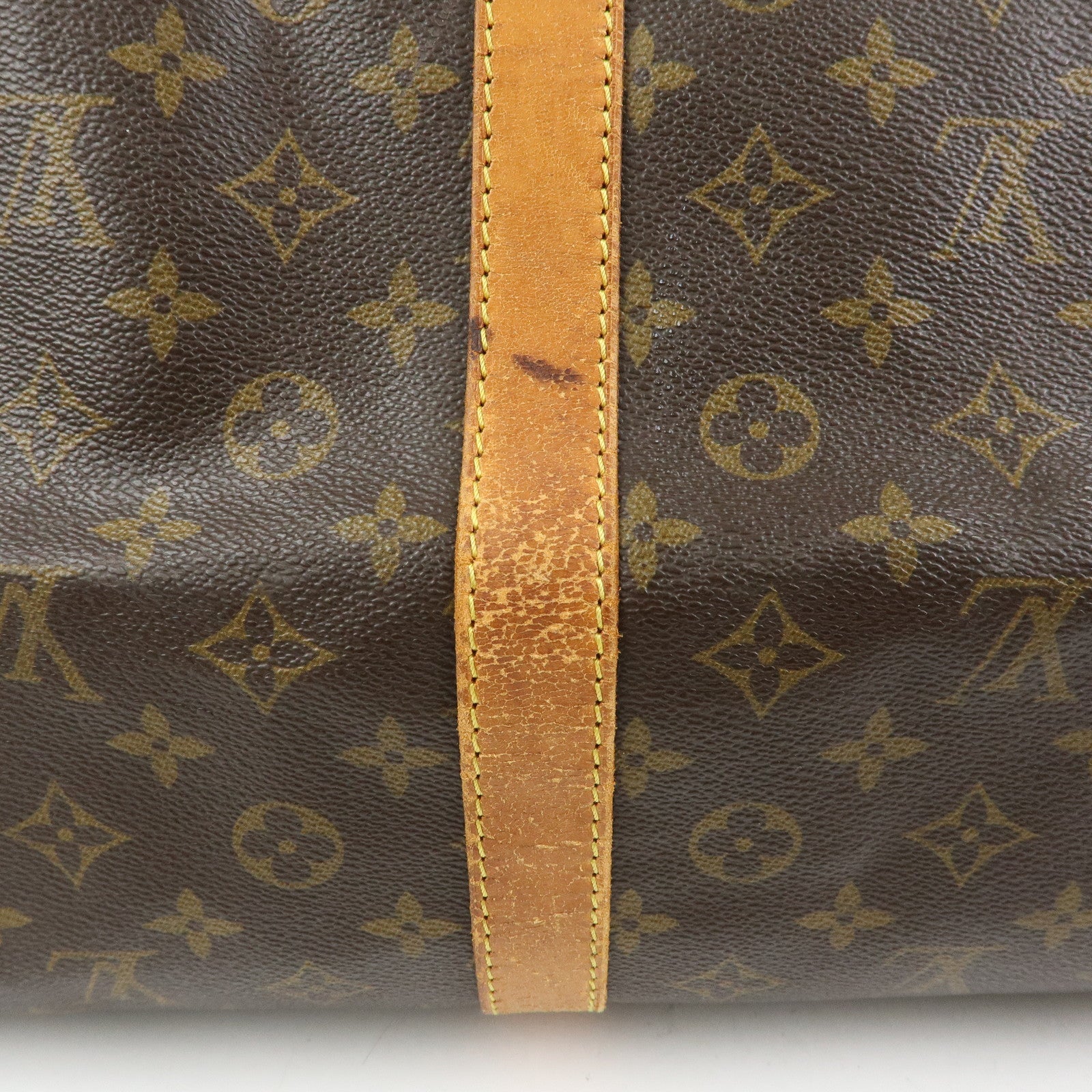 Louis Vuitton Monogram Keep All Bandouliere 60 Boston Bag M41412