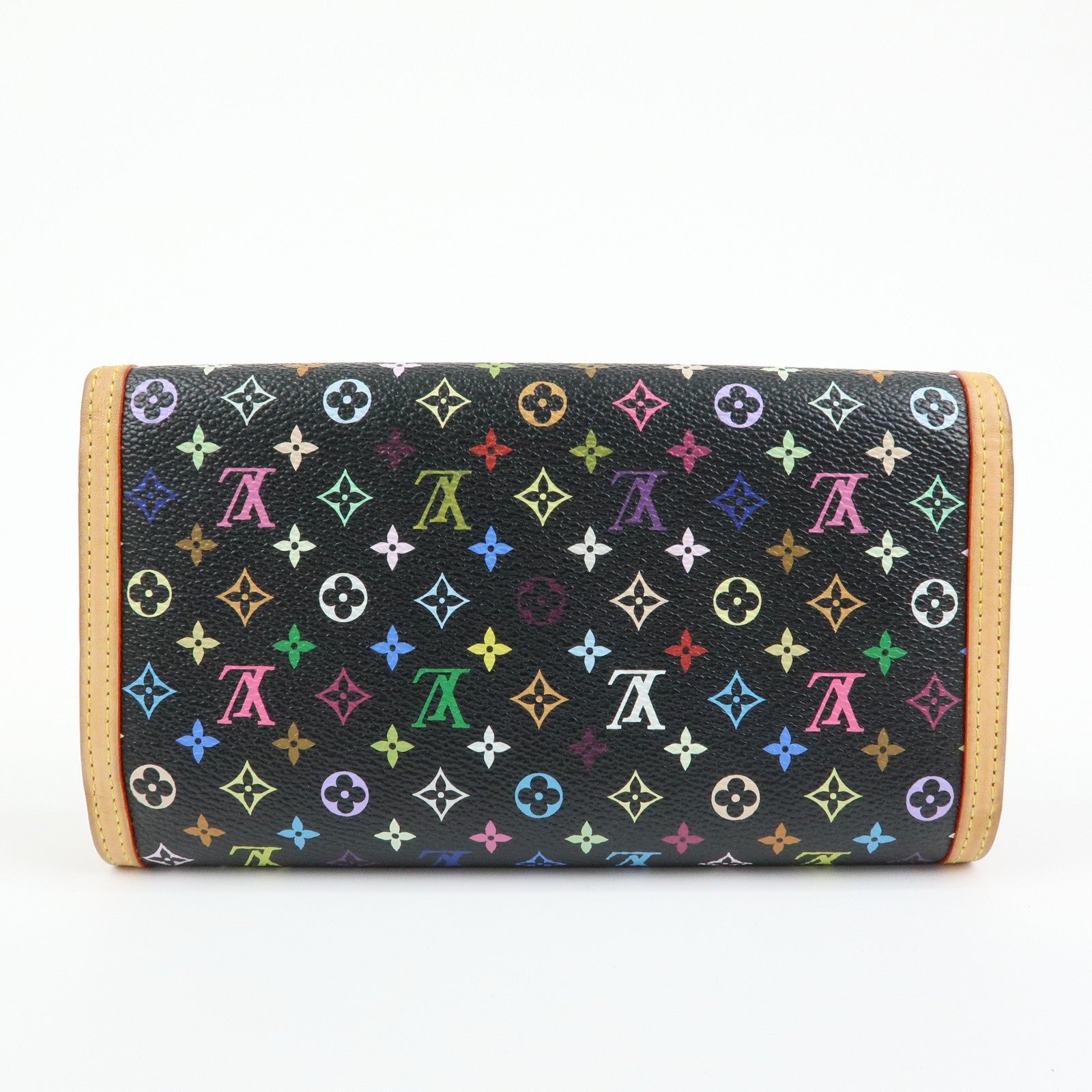 Louis Vuitton Monogram Multicolor Porte Trezor International M92658