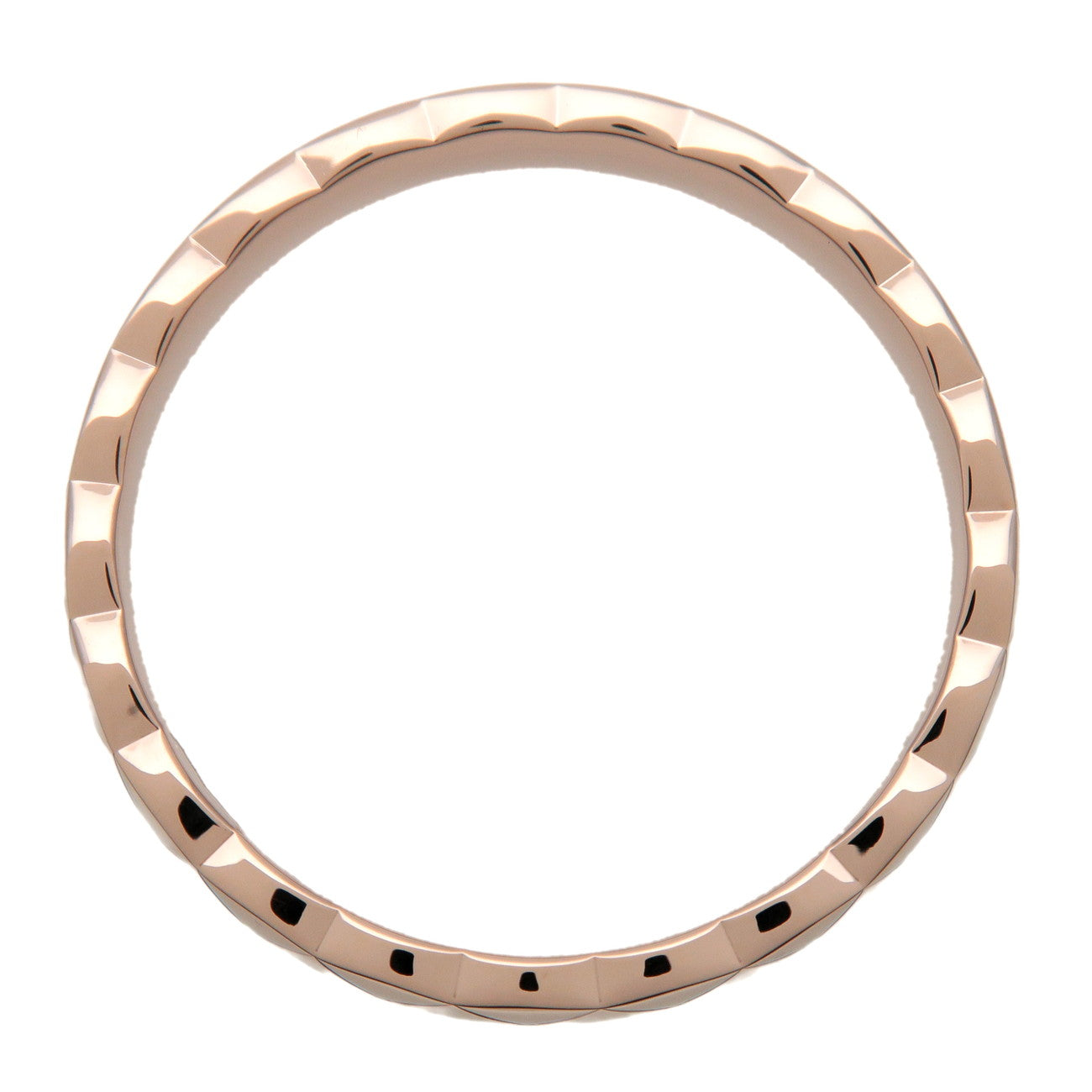 CHANEL COCO Crush Ring Mini K18 750PG Rose Gold #62 US 10 EU 62 J11785