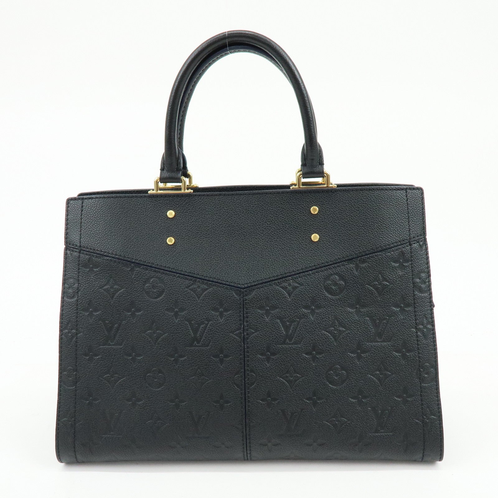 Louis Vuitton Monogram Empreinte Three PM 2Way Bag Noir M54273