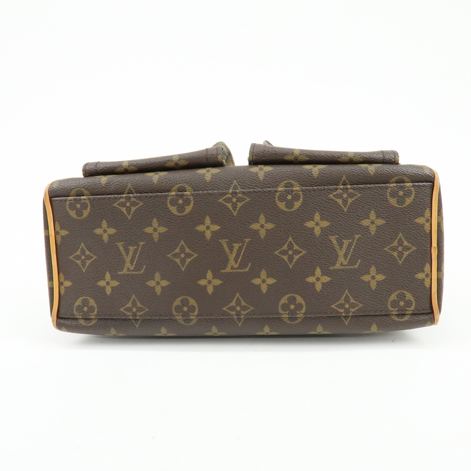 Louis Vuitton Monogram Manhattan PM Hand Bag Brown M40026