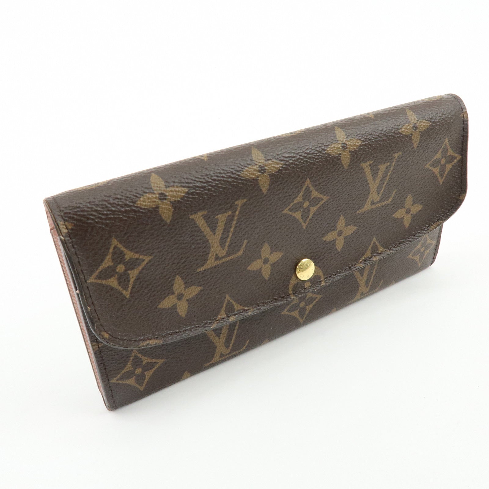 Louis Vuitton Monogram Portefeuille Emilie Long Wallet Brown M61289