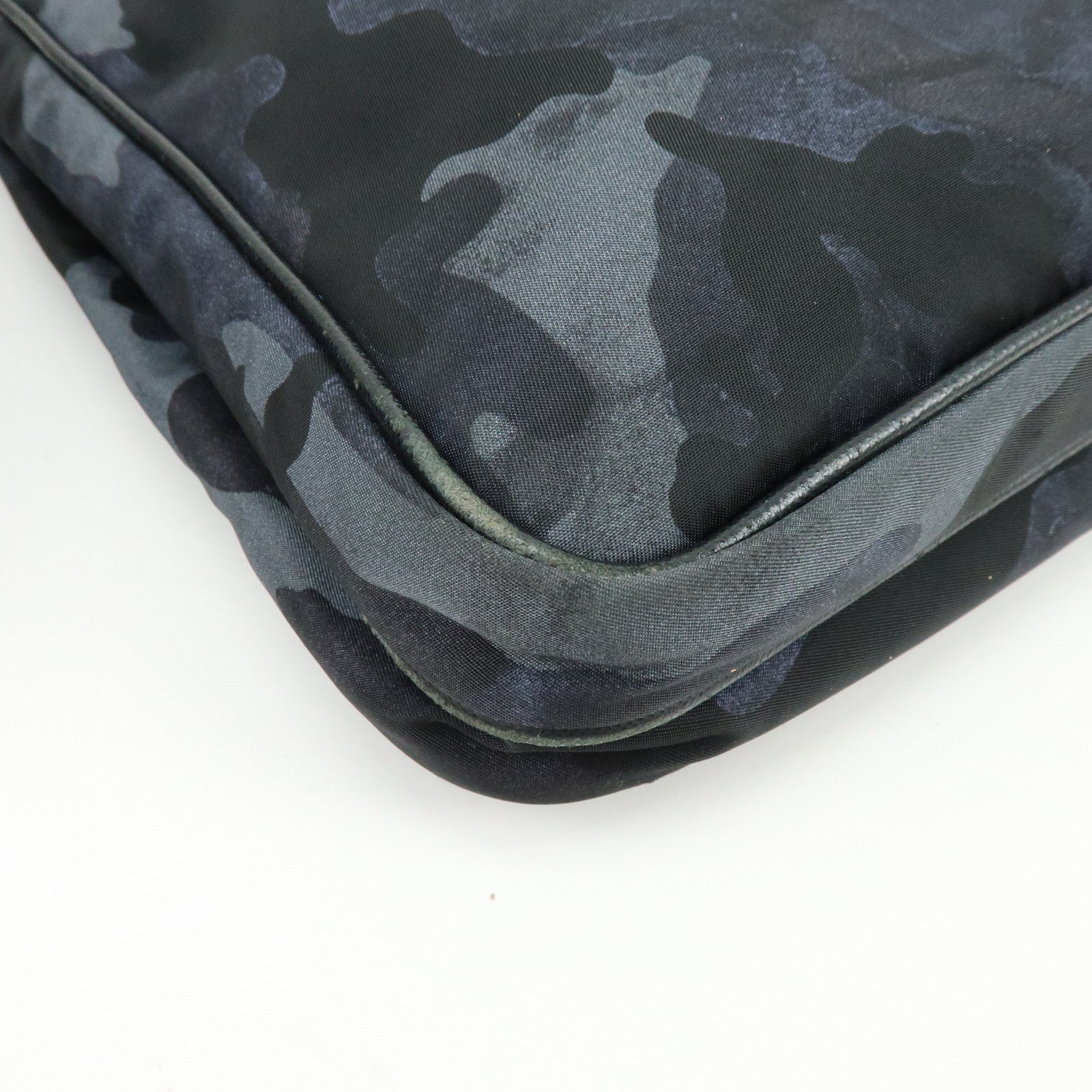 PRADA Triangle Logo Nylon Shoulder Crossbody Bag Cammoflage BR2418