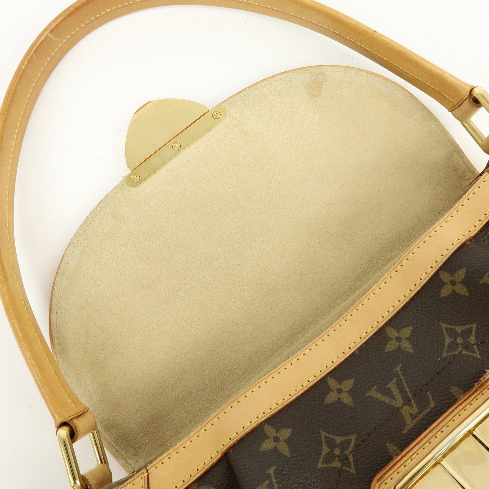 Louis Vuitton Monogram Beverly MM Shoulder Bag Hand Bag Brown M40121