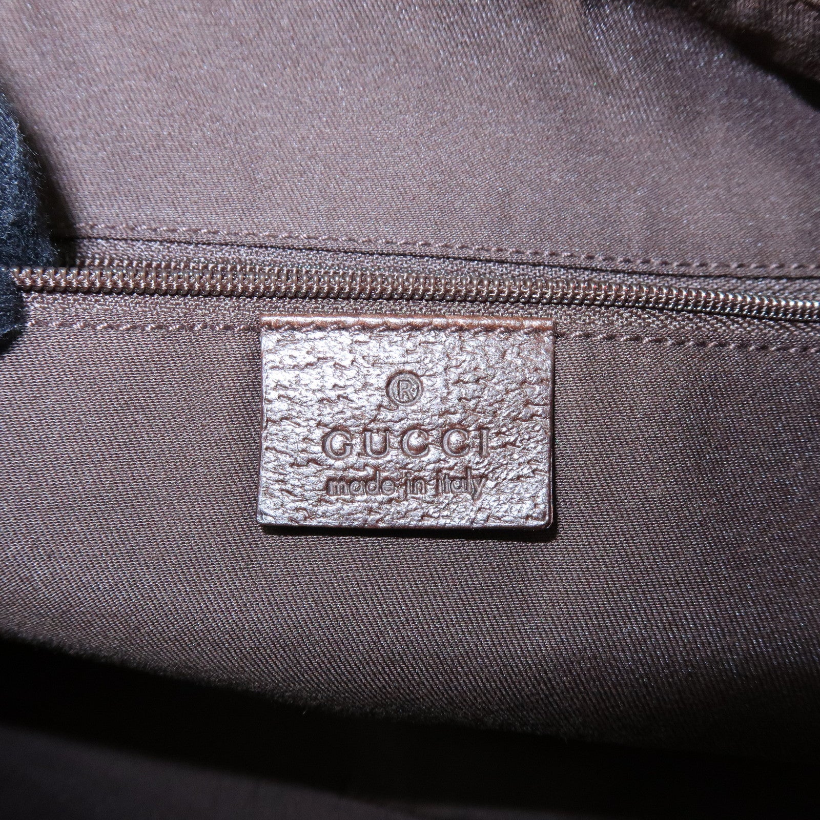 GUCCI Sherry GG Canvas Leather Shoulder Bag Hand Bag Beige Brown 146243