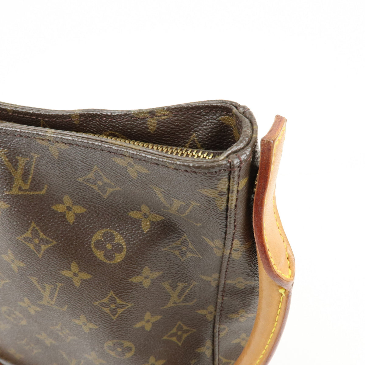 Louis Vuitton Monogram Looping GM Shoulder Bag Brown M51145