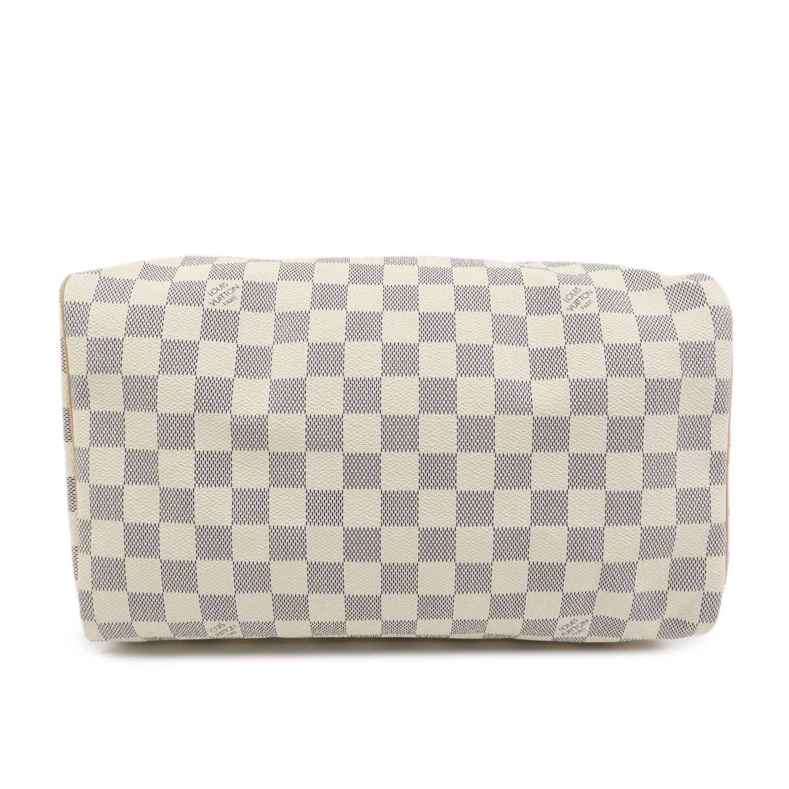 Louis Vuitton Damier Azur Speedy 30 Canvas Boston Bag Hand Bag N41533