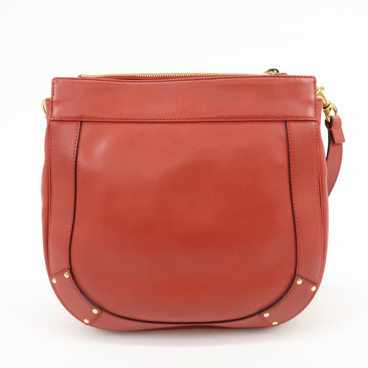 Chloe Eden Leather Shoulder Bag Crossbody Bag Tassel Red