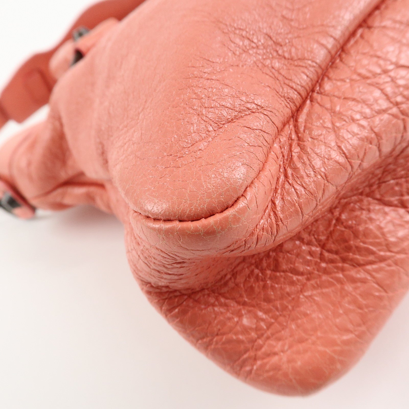 BALENCIAGA The First Leather 2Way Bag Shoulder Bag Pink 103208 Used