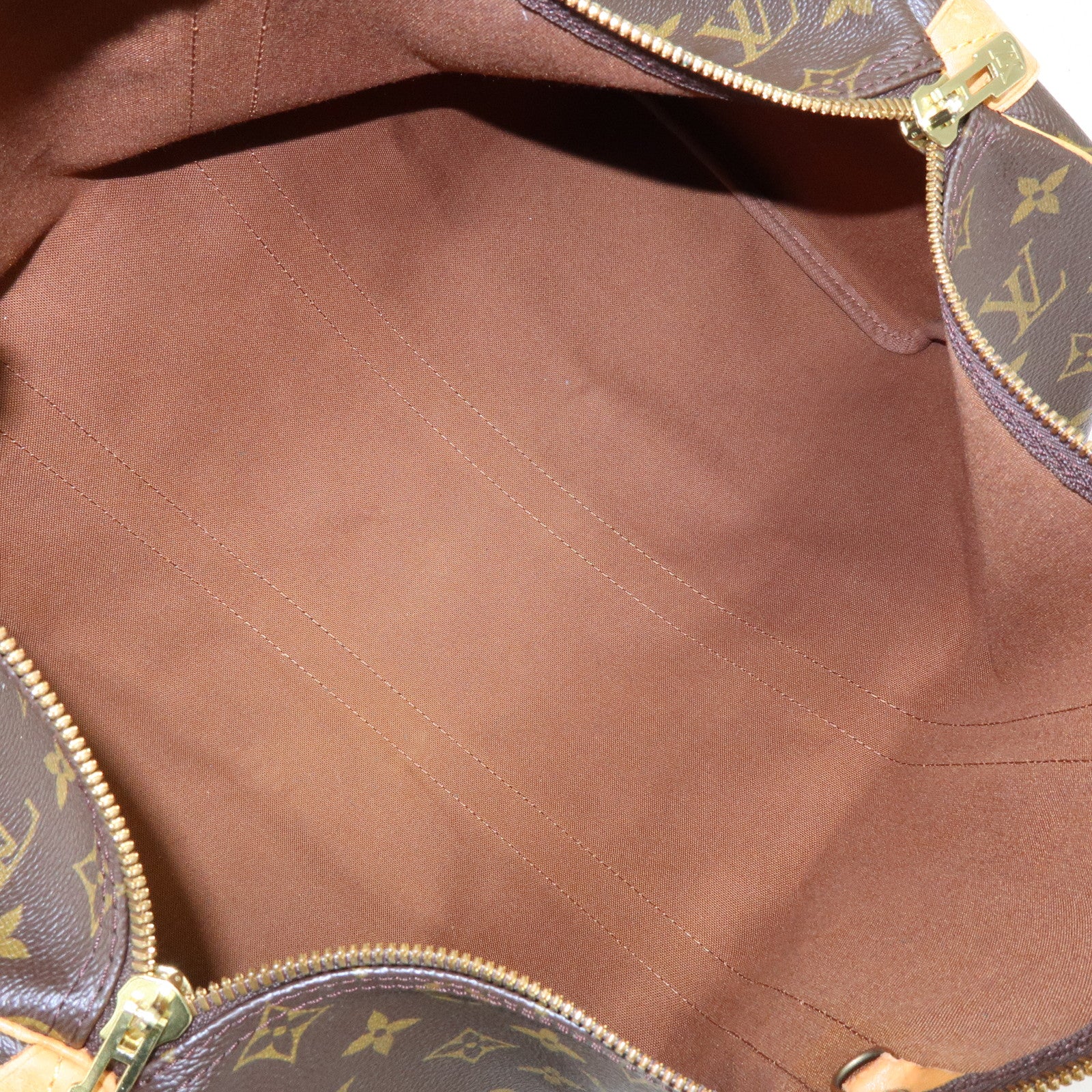 Louis Vuitton Monogram Keep All 45 Boston Bag Brown M41428