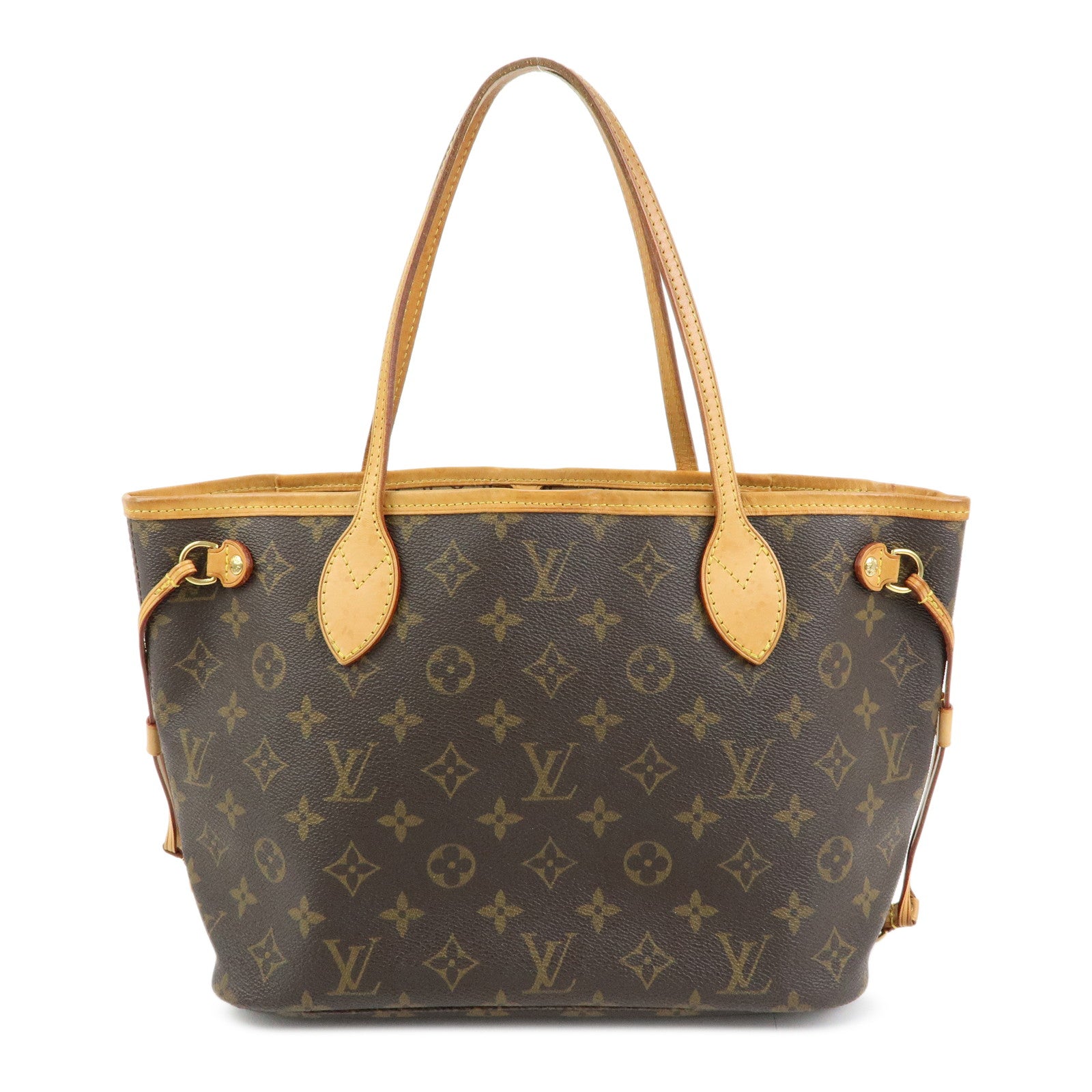 Louis Vuitton Monogram Neverfull PM Tote Bag Hand Bag Brown M40155