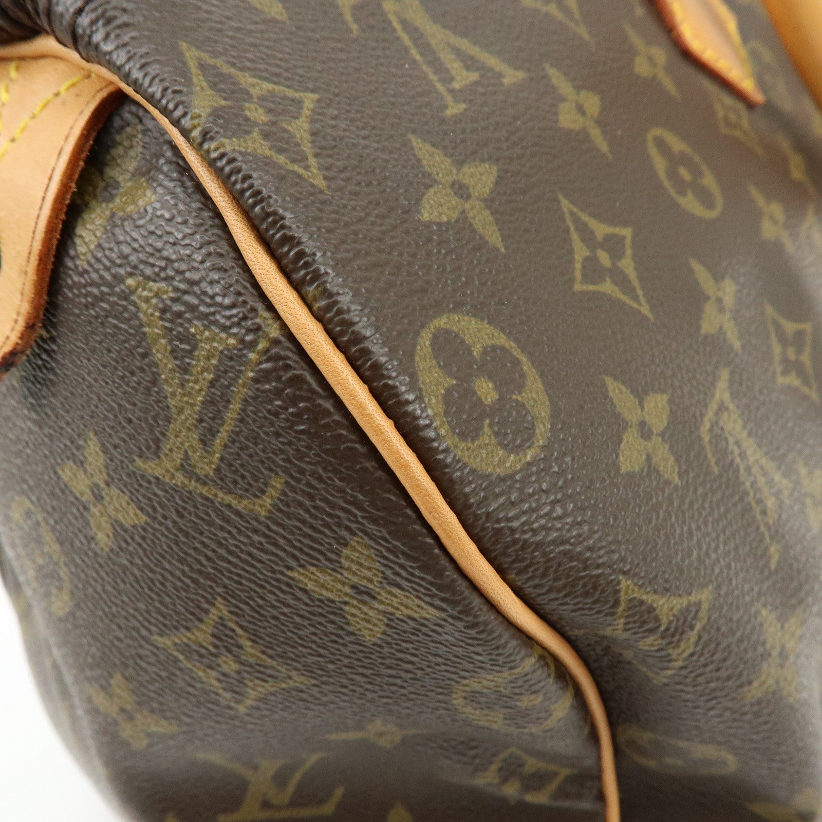 Louis Vuitton Monogram Speedy 40 Hand Bag Boston Bag Brown M41522