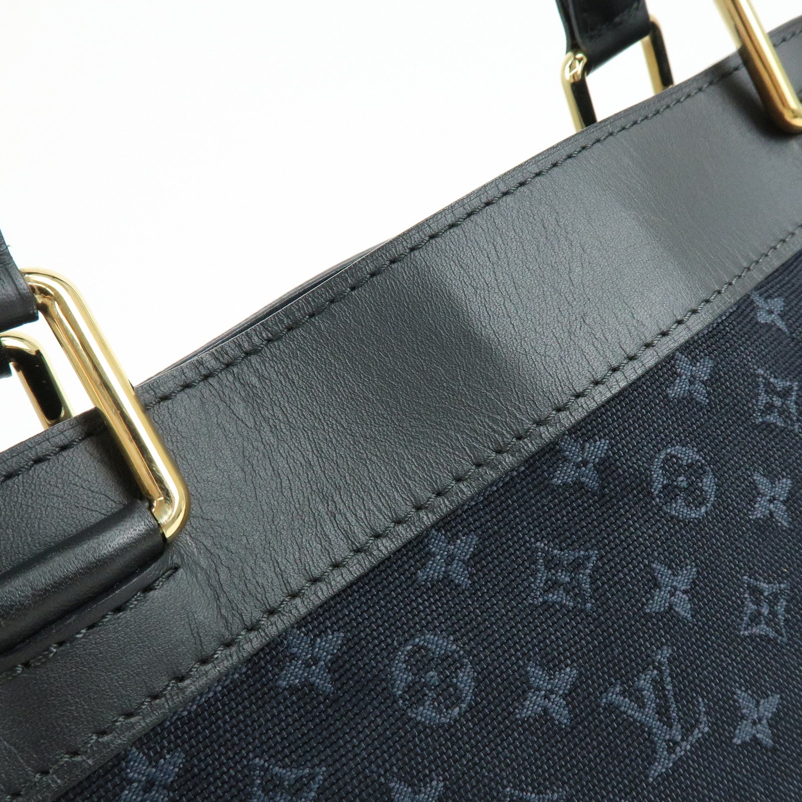 Louis Vuitton Monogram Mini Lucille GM Canvas Tote Bag Blue M92679