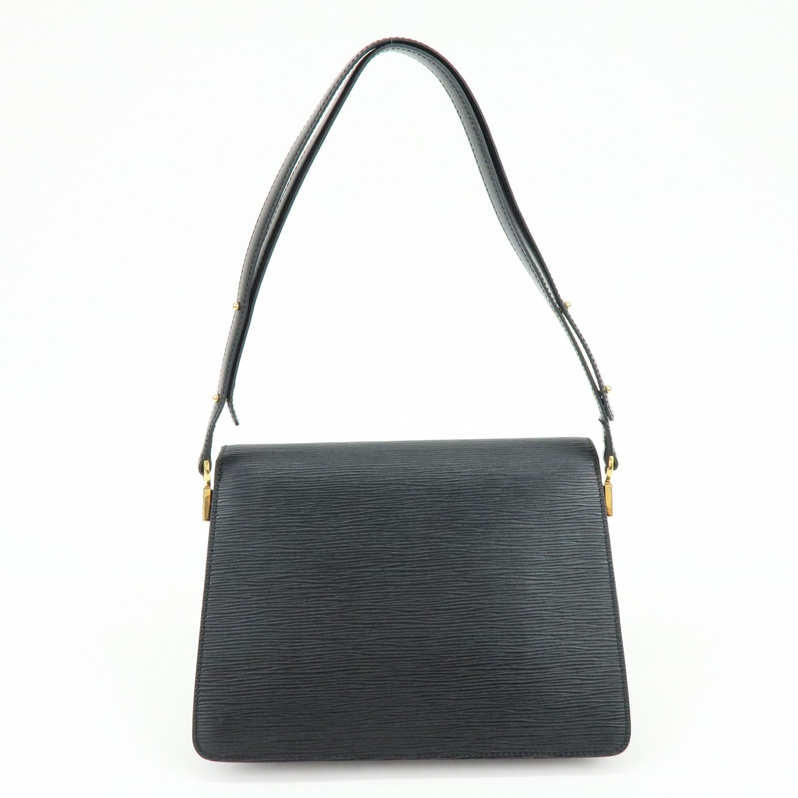 Louis Vuitton Free Run Epi Leather Shoulder Bag Noir Blue M52415