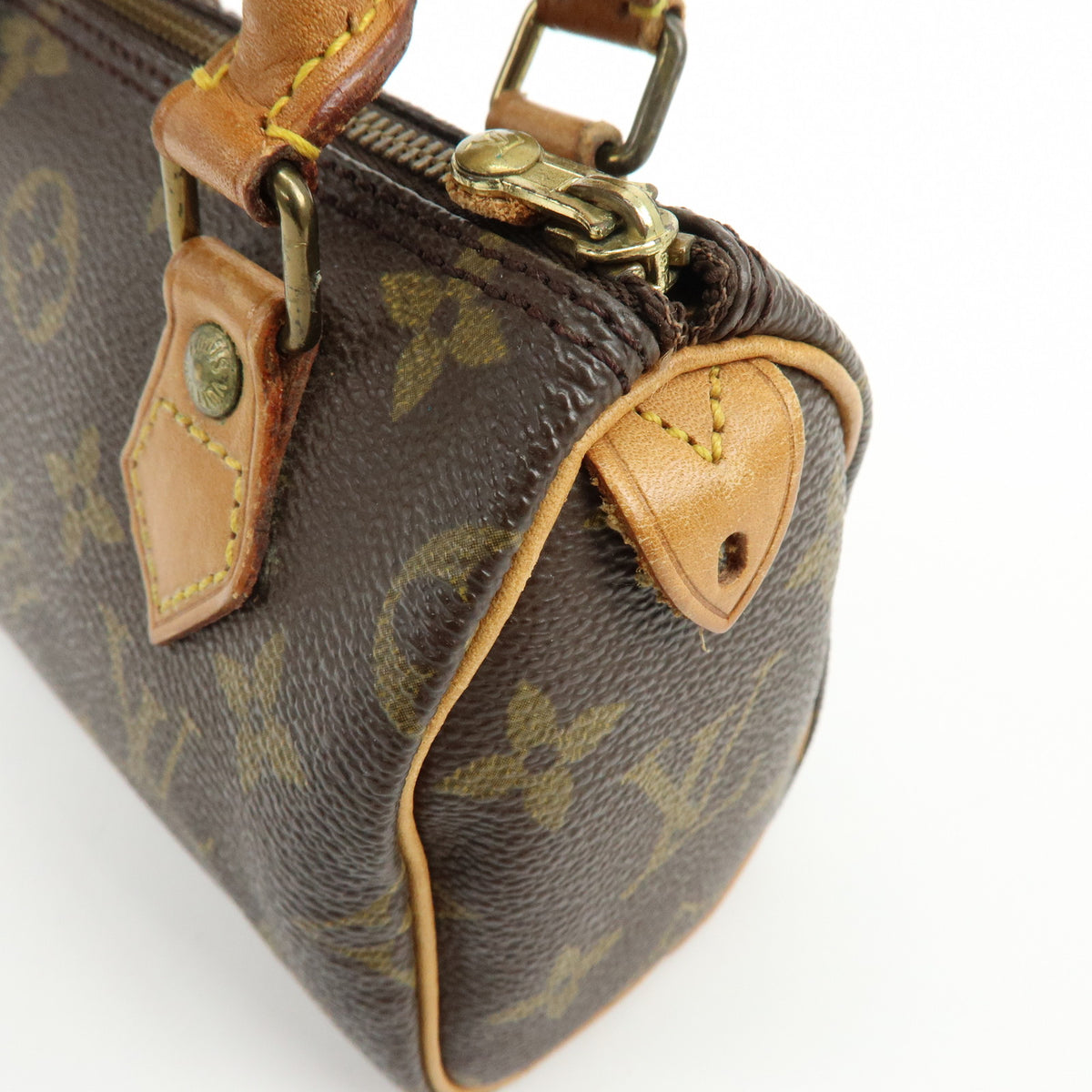 Louis Vuitton Monogram Mini Speedy Hand Bag Brown M41534 J75011 Lot