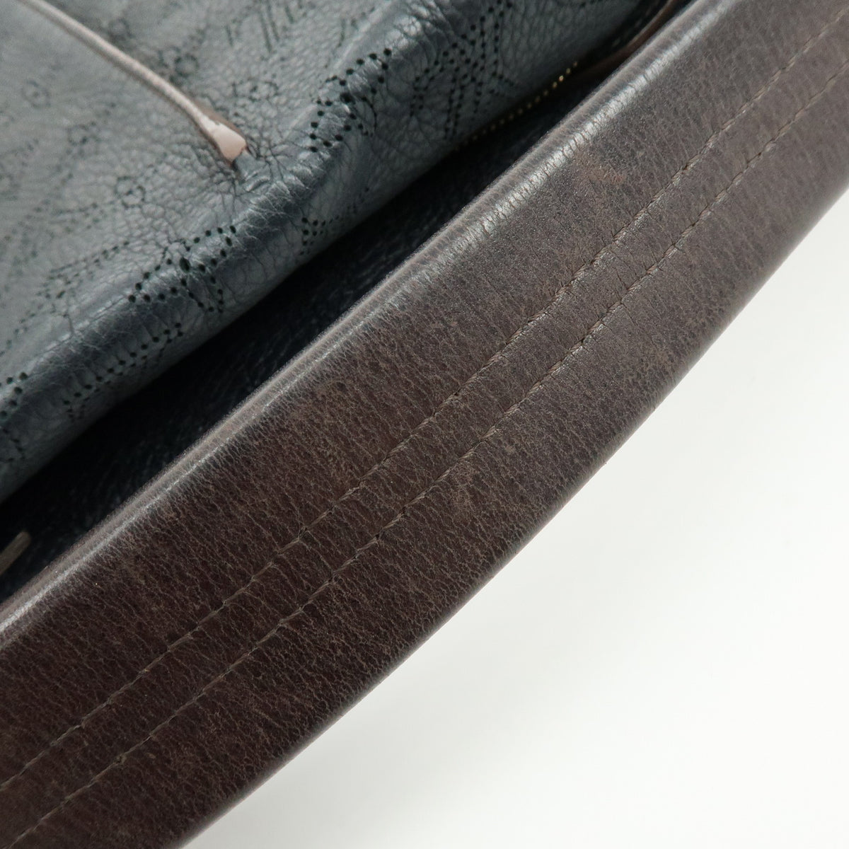 Louis Vuitton Monogram Mahina Selene MM 2Way Hand Bag Noir M93987