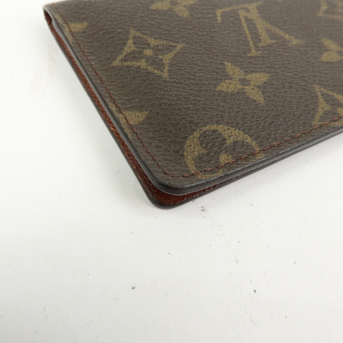 Louis Vuitton Monogram Porte 2 Cartes Vertical Card Case Brown M60533