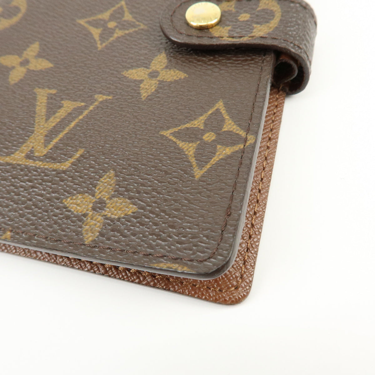 Louis Vuitton Monogram Agenda PM Planner Cover Brown R20005
