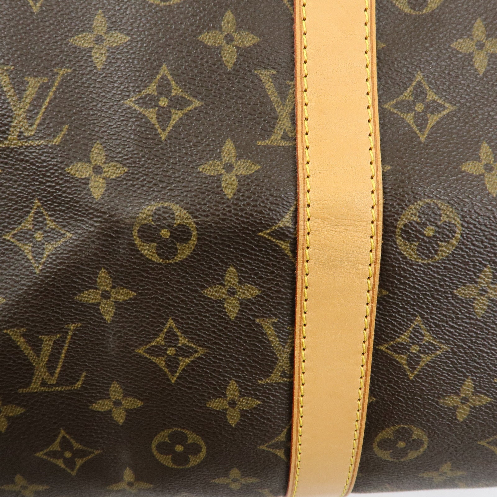 Louis Vuitton Monogram Keep All Bandouliere 55 Boston Bag M41414