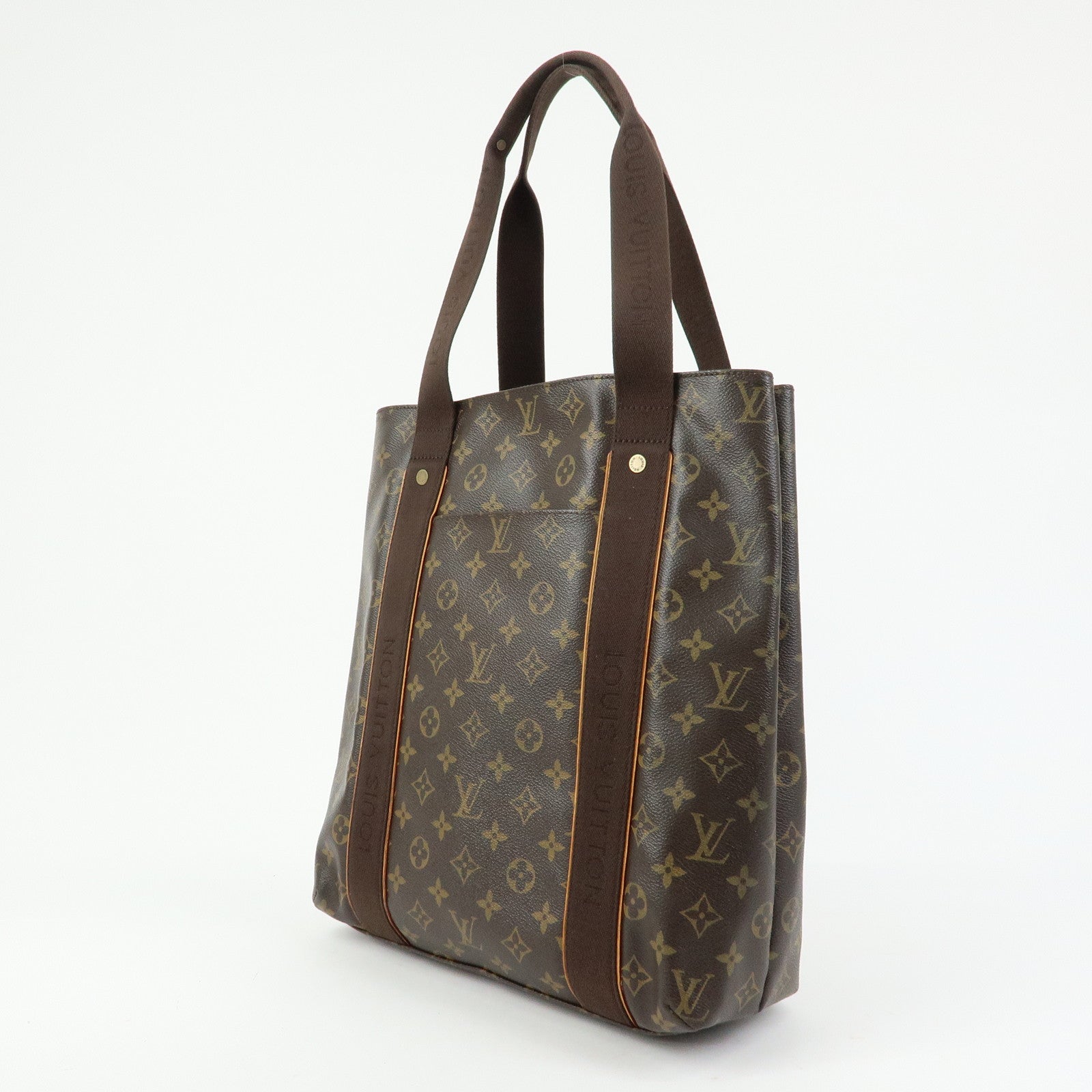 Louis Vuitton Monogram Cabas Beaubourg Tote Bag Brown M53013