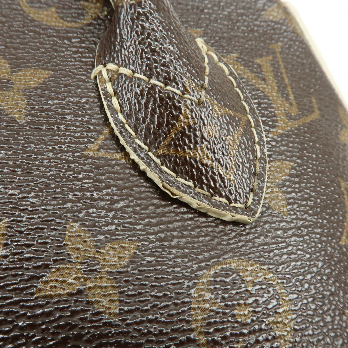 Louis Vuitton Monogram Shiny Lockit BB Mini Hand Bag Brown M40599